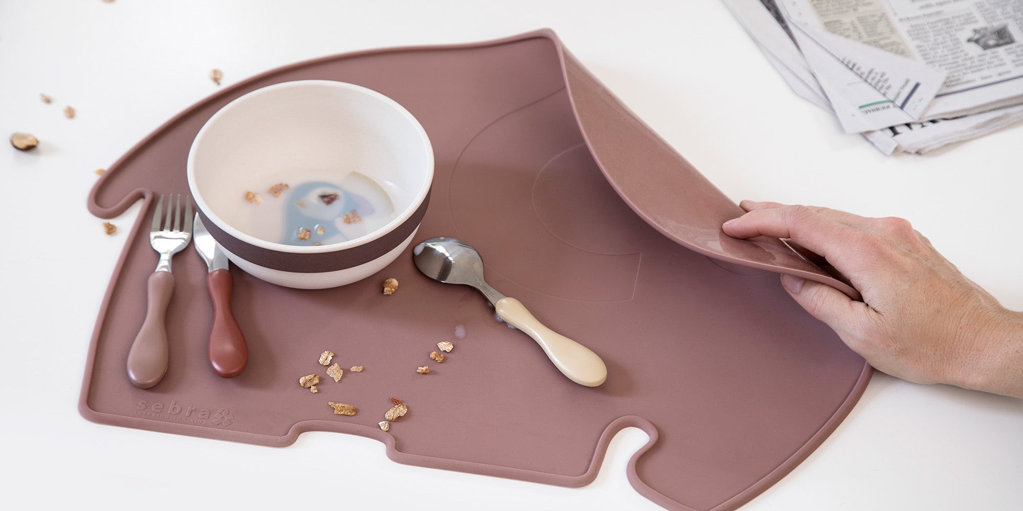 Sebra - Silicone Placemat - Fanto - Tovaglietta per bambini