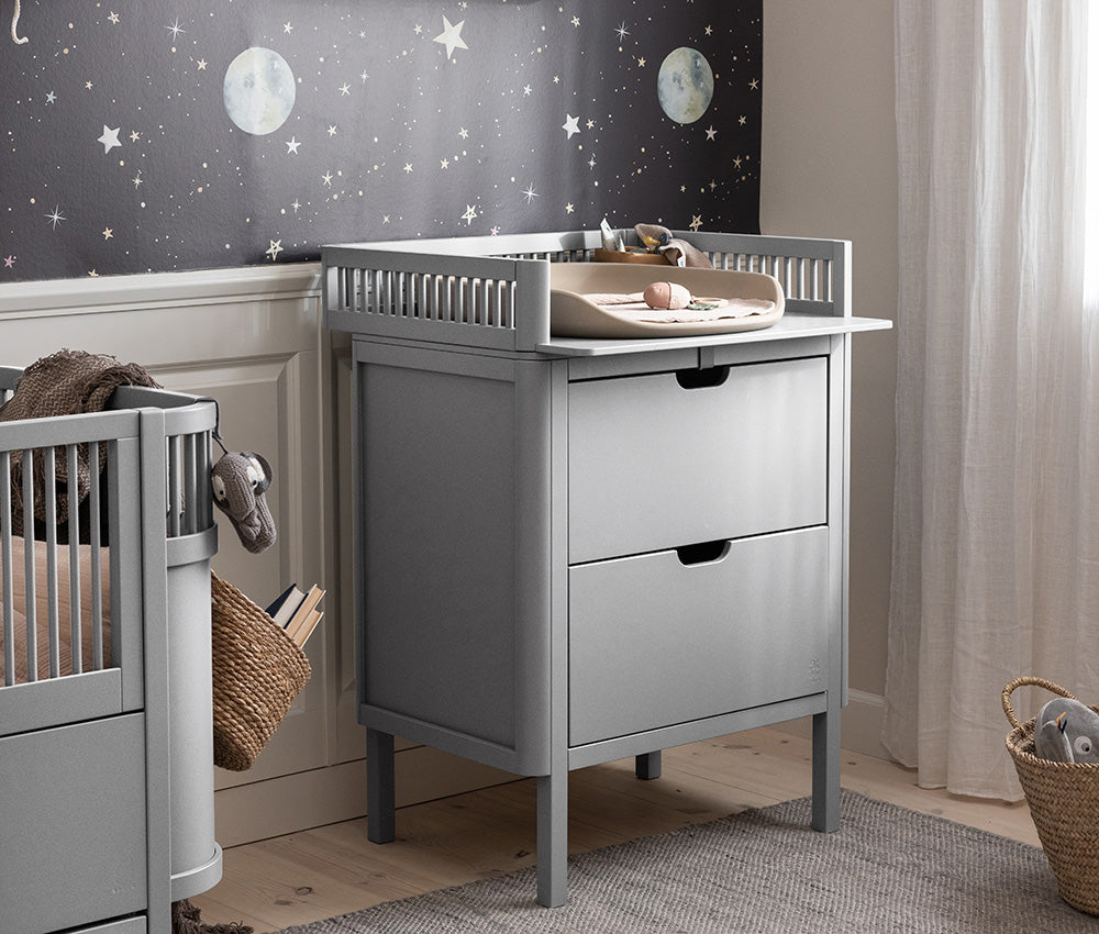 Image of Stone Grey Changing Table