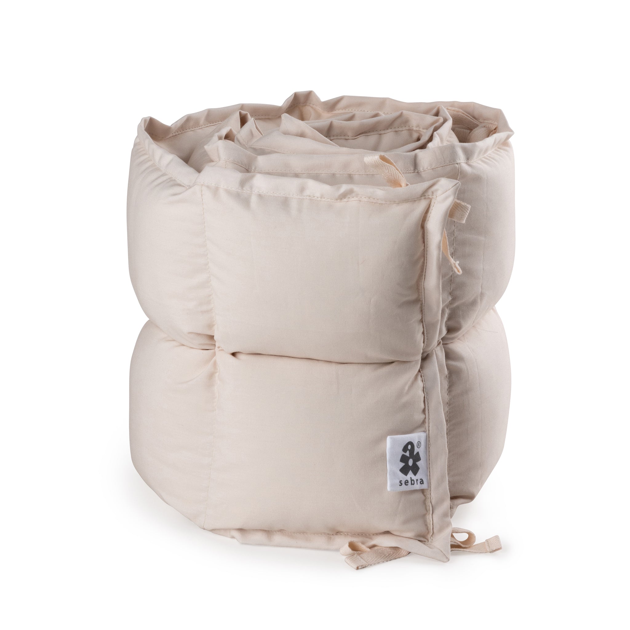 Baby bumper 180 cm, Kapok - Sebra Sleep - Birchbark rose