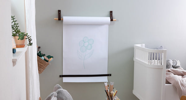 Wall holder for drawing paper
