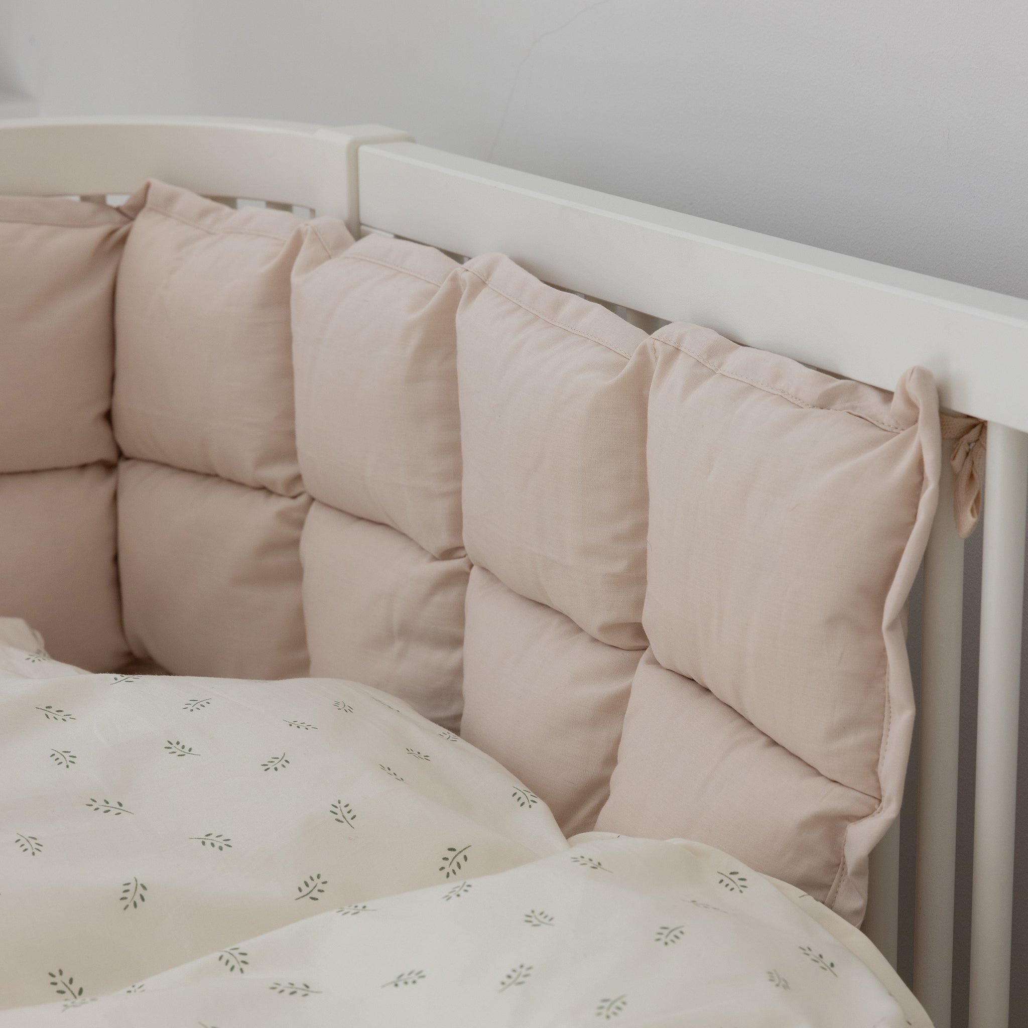 Baby bumper 180 cm, Kapok - Sebra Sleep - Birchbark rose