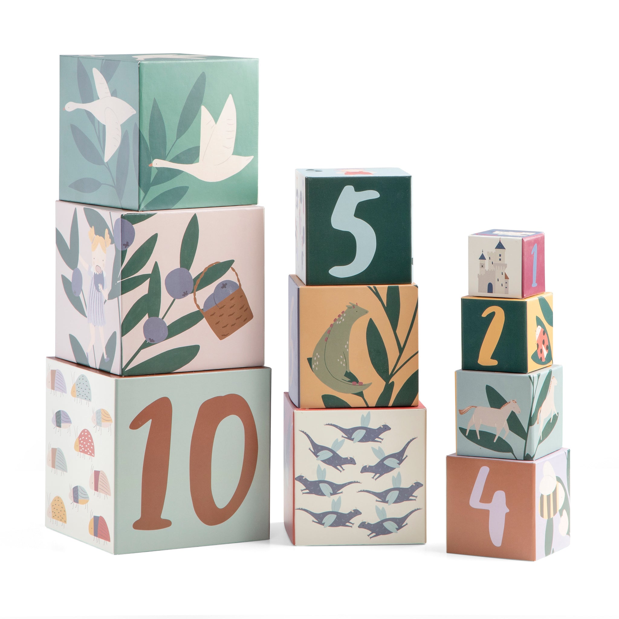 Pixie/Dragon, Stacking blocks - Sebra Play - Multi – sebra-interior.com