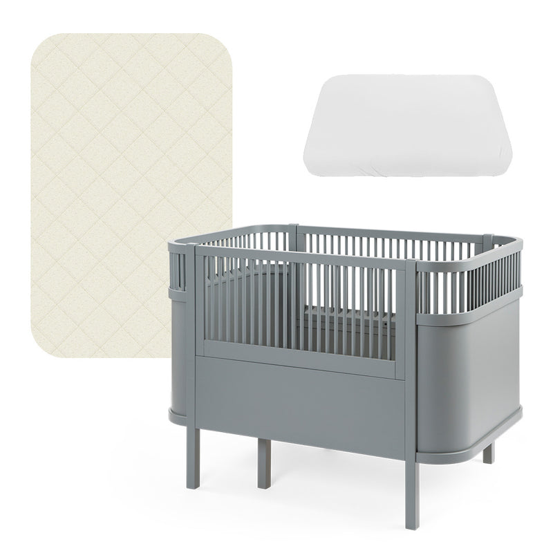 Bundle, Baby Crib, Classic grey