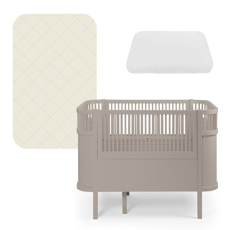 Beige shop baby crib